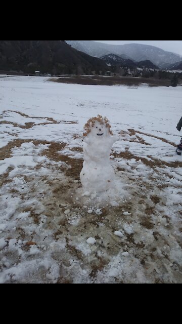 Bach meets the snowman.