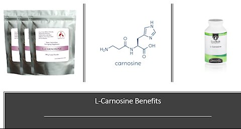 L Carnosine - Anti Aging, Cold & Flu Protection and Energy Booster