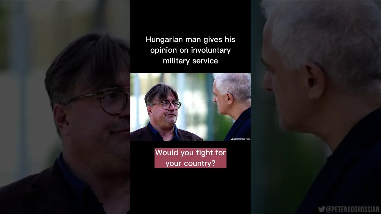 Would you fight for your country? #peterboghossian #shorts #militarylife #hungary