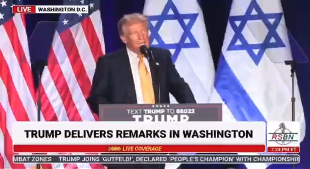 trump to Israeli American community