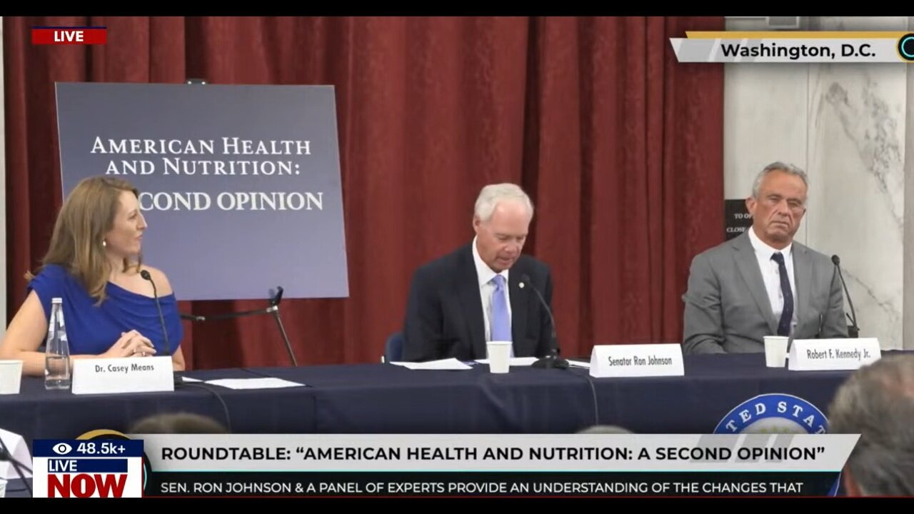 American Health & Nutrition: A Second Opinion - Ron Johnson, RFK Jr Panel