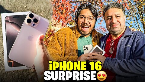 Surprising My Dad With An iPhone 16 Pro Max 😍 | Papa Emotional Ho Gy 😩