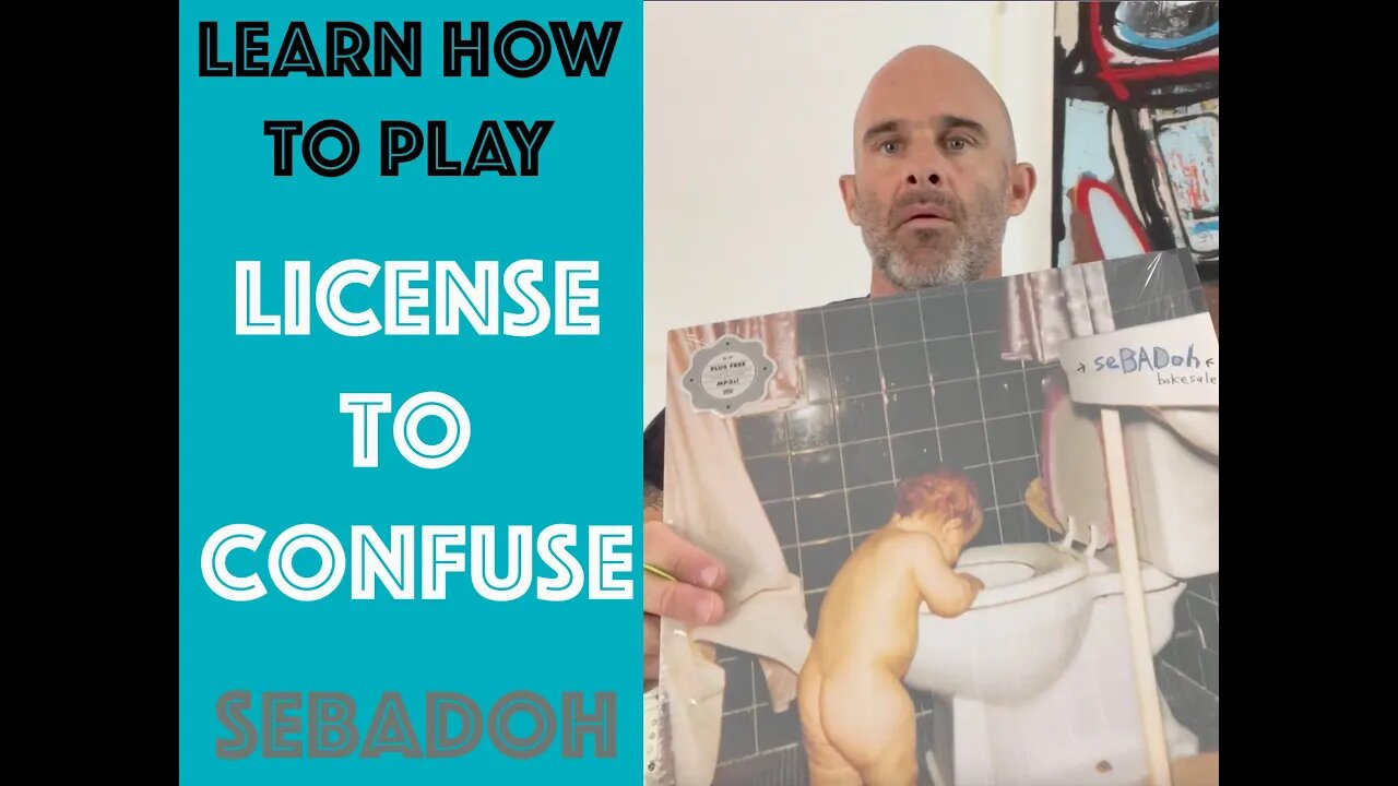 How To Play License To Confuse On Guitar Lesson! [Sebadoh / Lou Barlow]