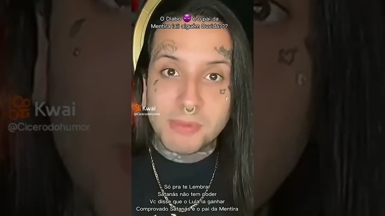 O TIRO SAIU PELA CULATRA!!! Satanista de araque!!!