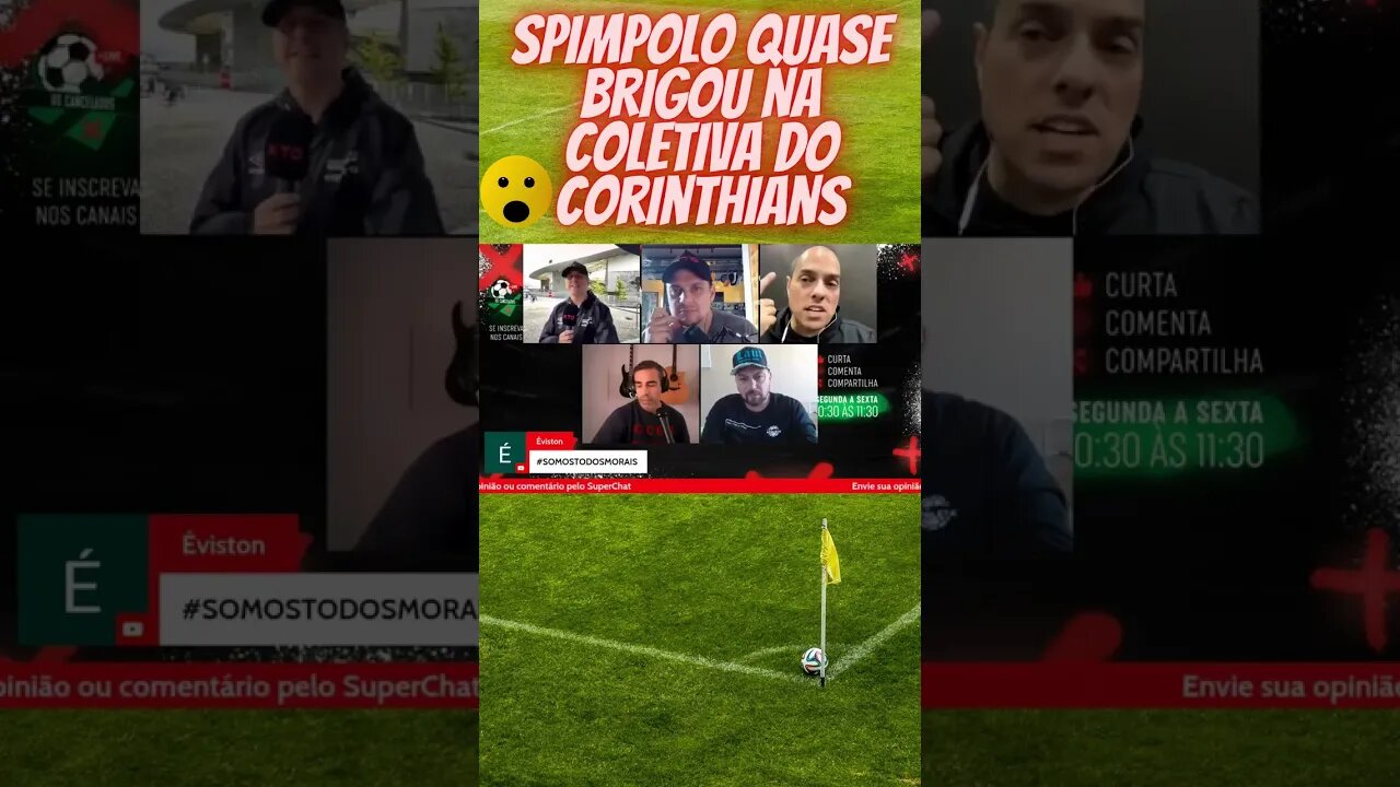 Spimpolo quase brigou na coletiva do Corinthians #shorts #shortsvideo #shortsviral #short #futebol