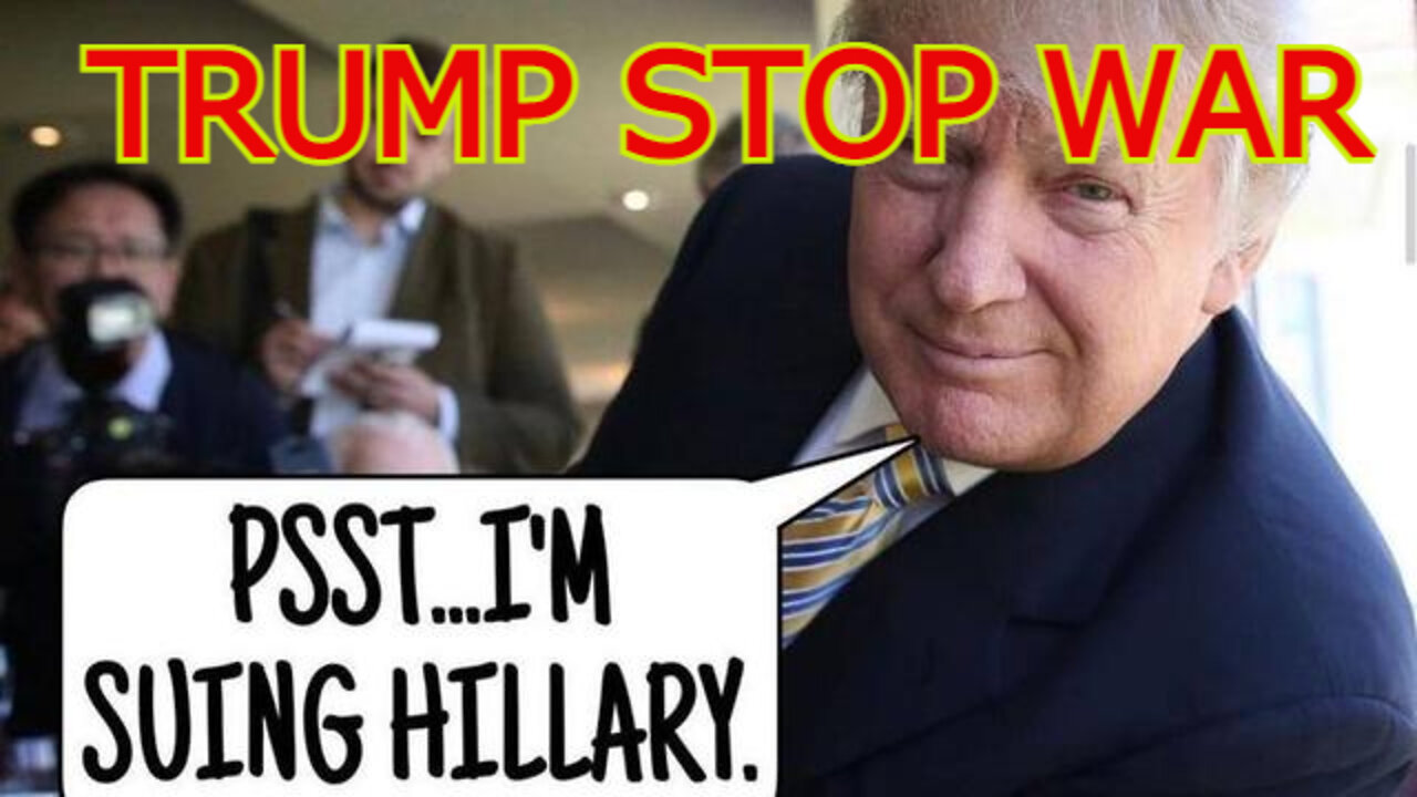 URGENT!! BREAKING NEWS TRUMP 3/27/22 - TRUMP 75M RICO/RACKETEERING LAWSUIT VS HILLARY!