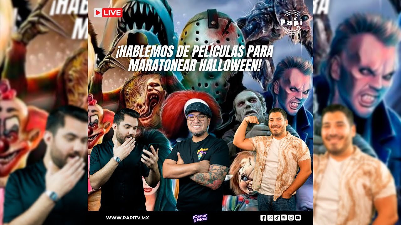 Hablemos de películas para maratonear en Halloween | | ¡Oscar y Mau!