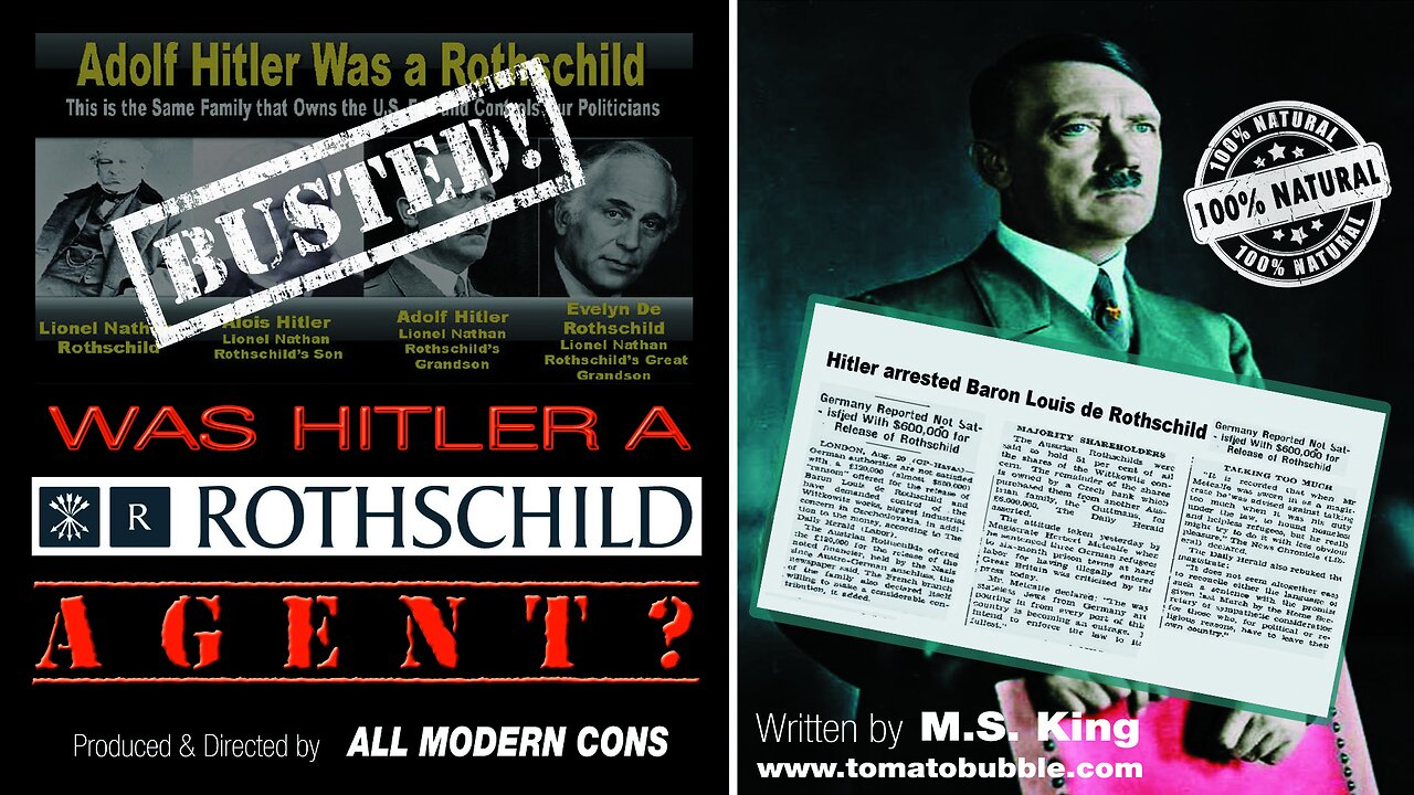 WAS HITLER A ROTHSCHILD AGENT - ADOLF HITLER THE LAST GREAT WHITE MAN?