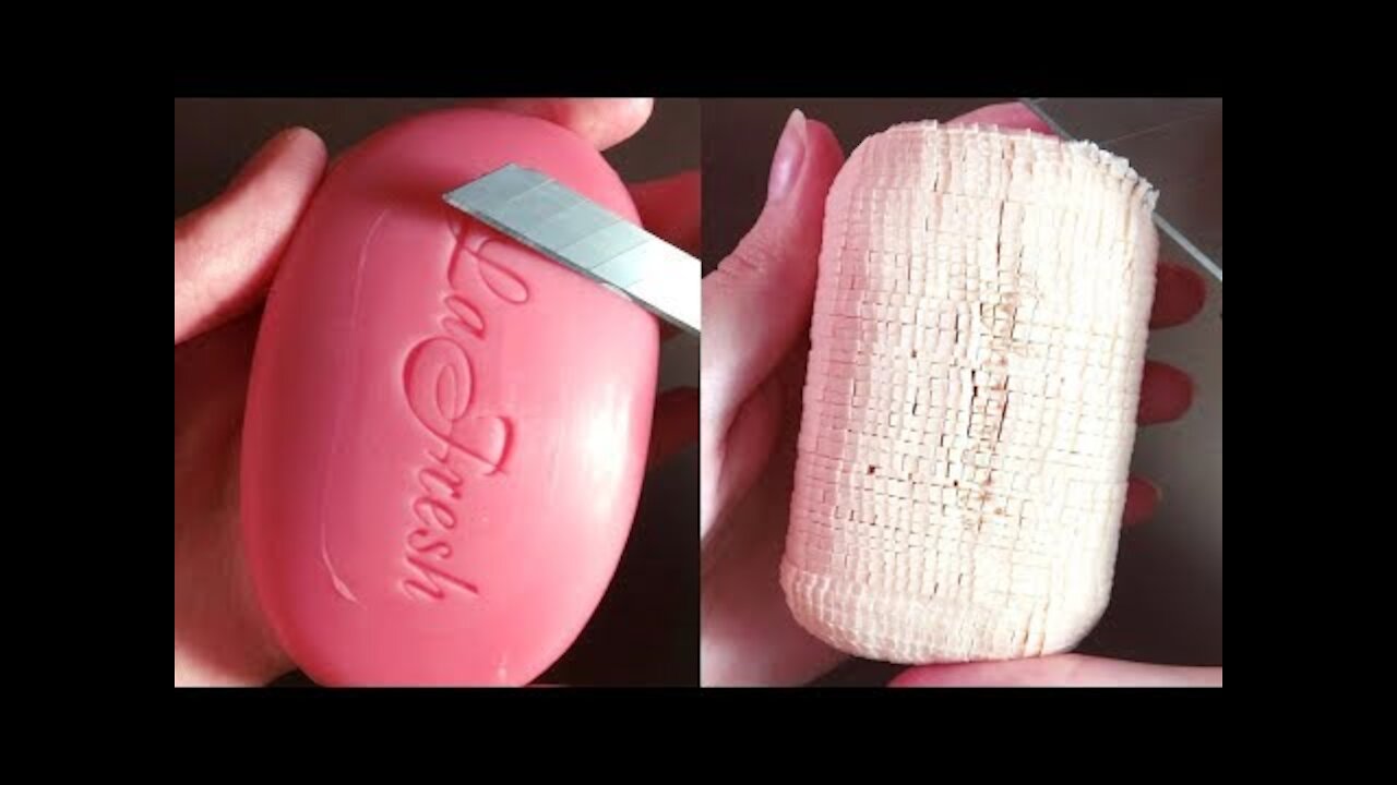 Soap Carving ASMR ! Relaxing Sounds ! (no talking) Satisfying ASMR Video | P51