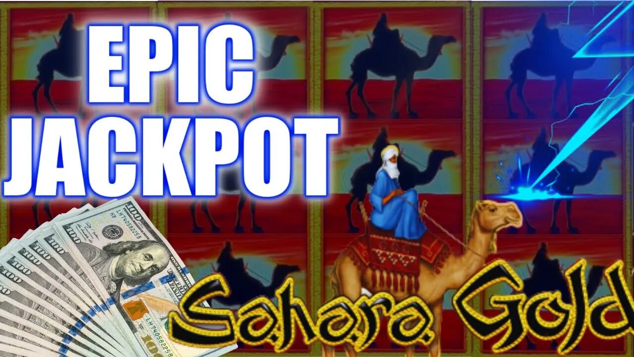 NOTHING BUT HIGH LIMIT WINS ON SAHARA GOLD!!
