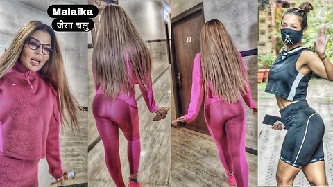 Rakhi Sawant Copy Malaika Arora Walking Style in Funny Way