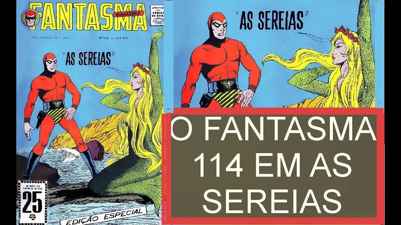 O FANTASMA 114 EM AS SEREIAS #museudogibi #gibi #quadrinhos #comics #historieta