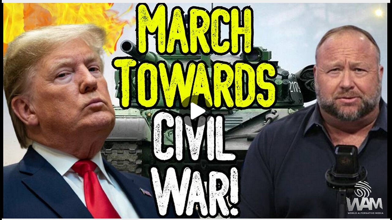 MARCH TOWARDS CIVIL WAR! - Feds Shutting Down Infowars As Government Plots Civil Unrest!