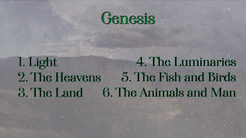 Genesis part 2 - Crucifixional Life Stream