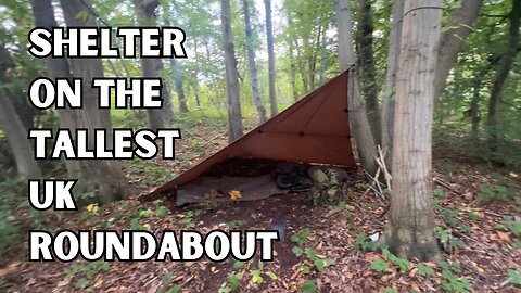 Solo WILDCAMP On The TALLEST UK ROUNDABOUT