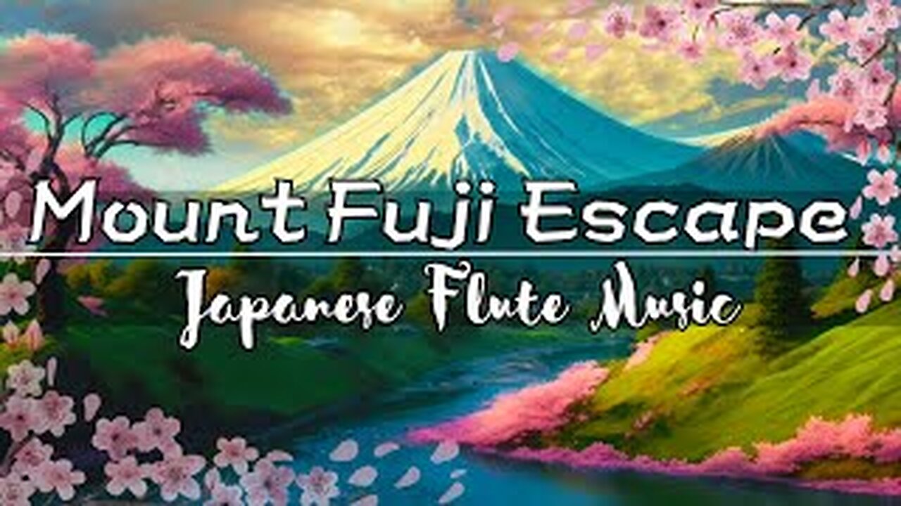 Mount Fuji Escape: Embrace Peace and Relieve Stress with Enchanting Japanese Flute Music🗻🌸