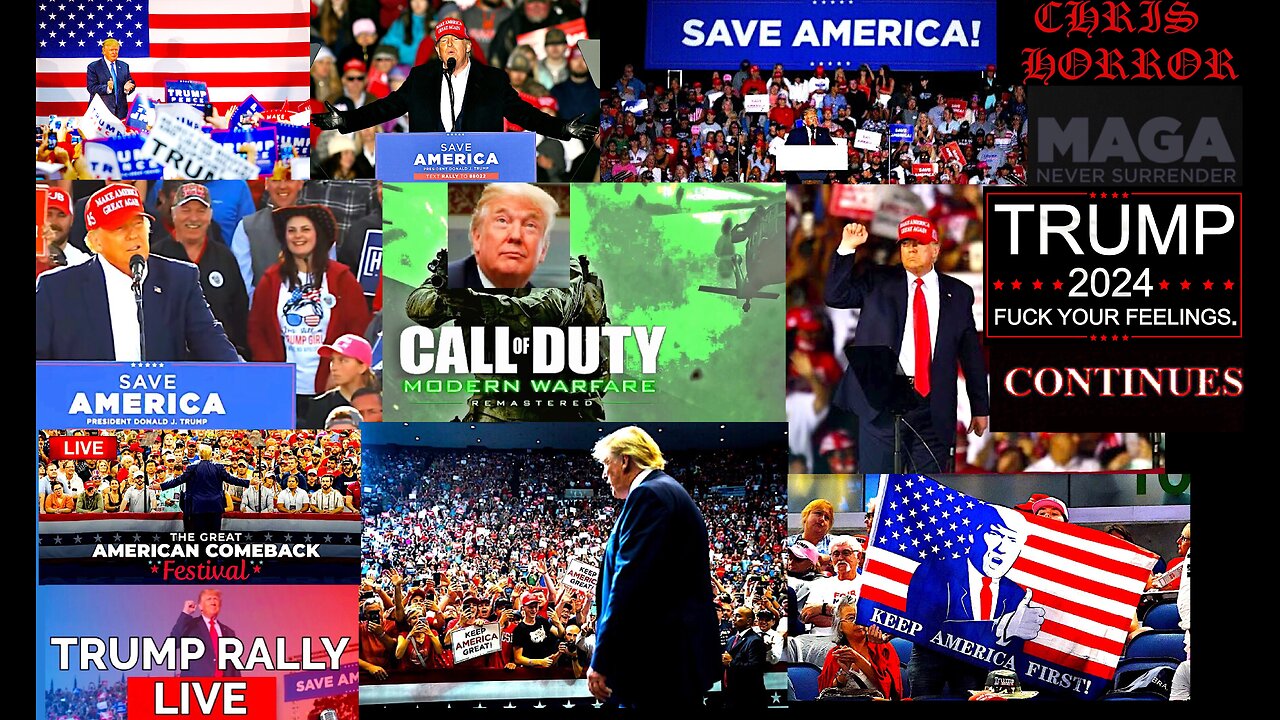 Call Of Duty : TRUMP's Pro America Rally Continues 👱🏻🇺🇸🗽🇺🇸🗽🇺🇸🪖🎖🗽💚✊🏻✊🏻✊🏻👩🏻‍❤️‍💋‍👨🏻👨‍👩‍👧‍👦💵💵💵💵❤️🤍💙 (on PS5🎮)