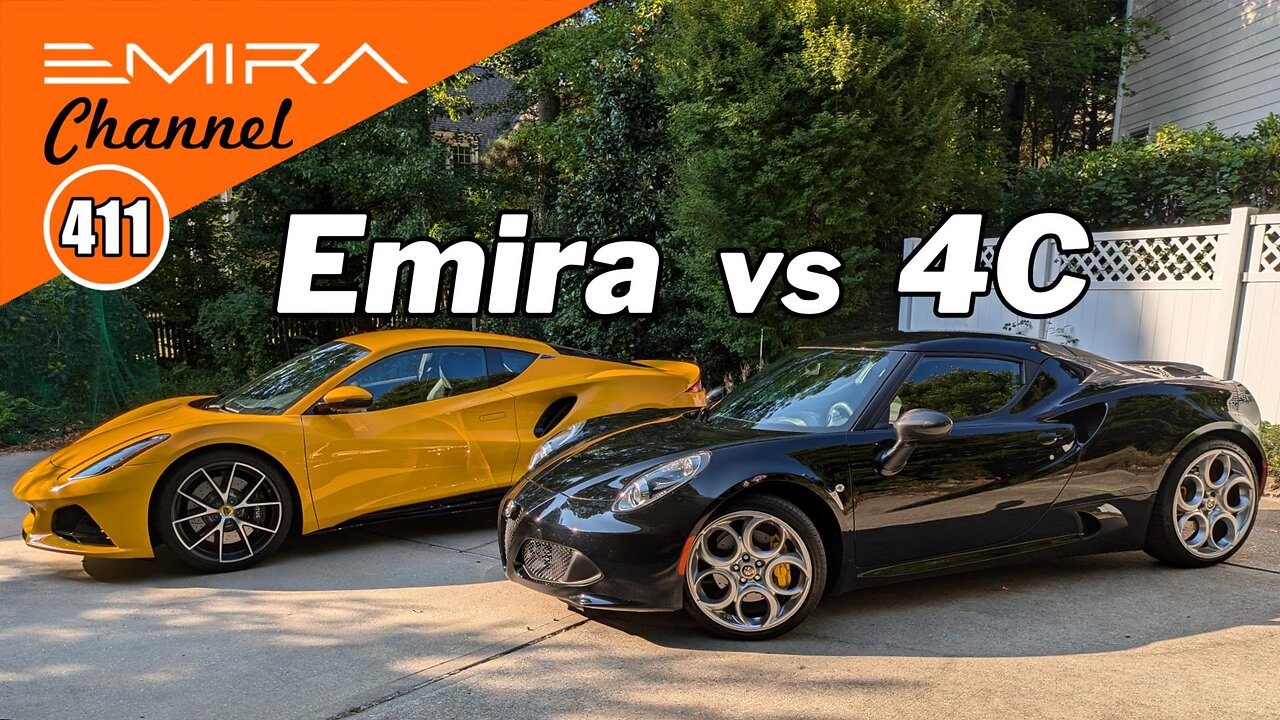 Lotus Emira vs Alfa Romeo 4C Review