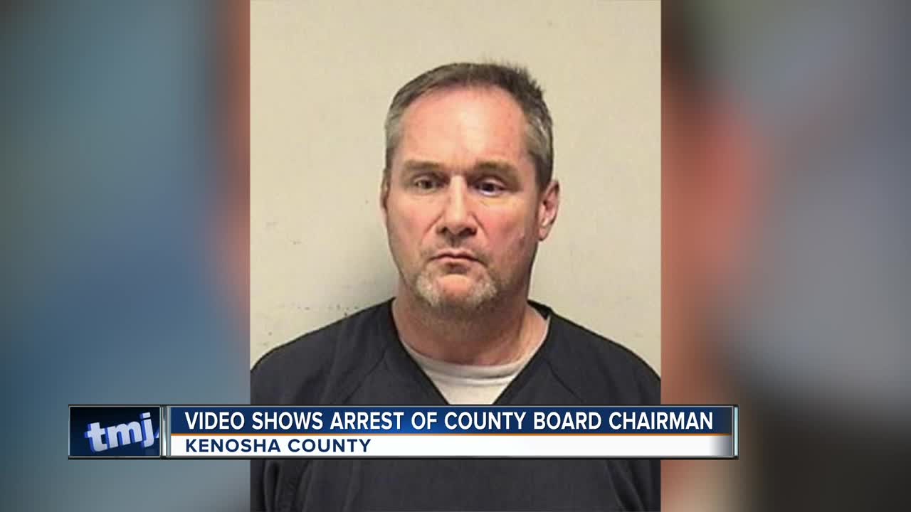 Body cam video shows Kenosha County Board Chairman arrest