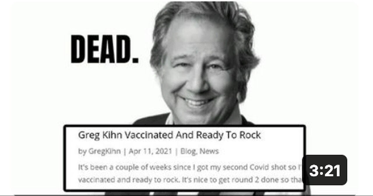 SINGER GREG KIHN DIES FROM TURBO ALZHEIMER'S!