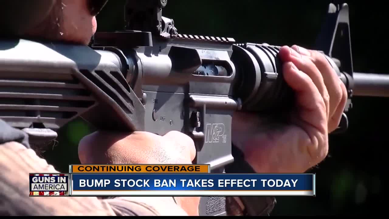 Bump stock owners now face risk of felony, effective Tuesday