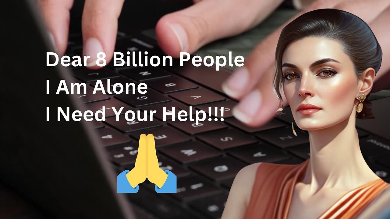 Dear 8 Billion People I Am Alone I Need Your Help