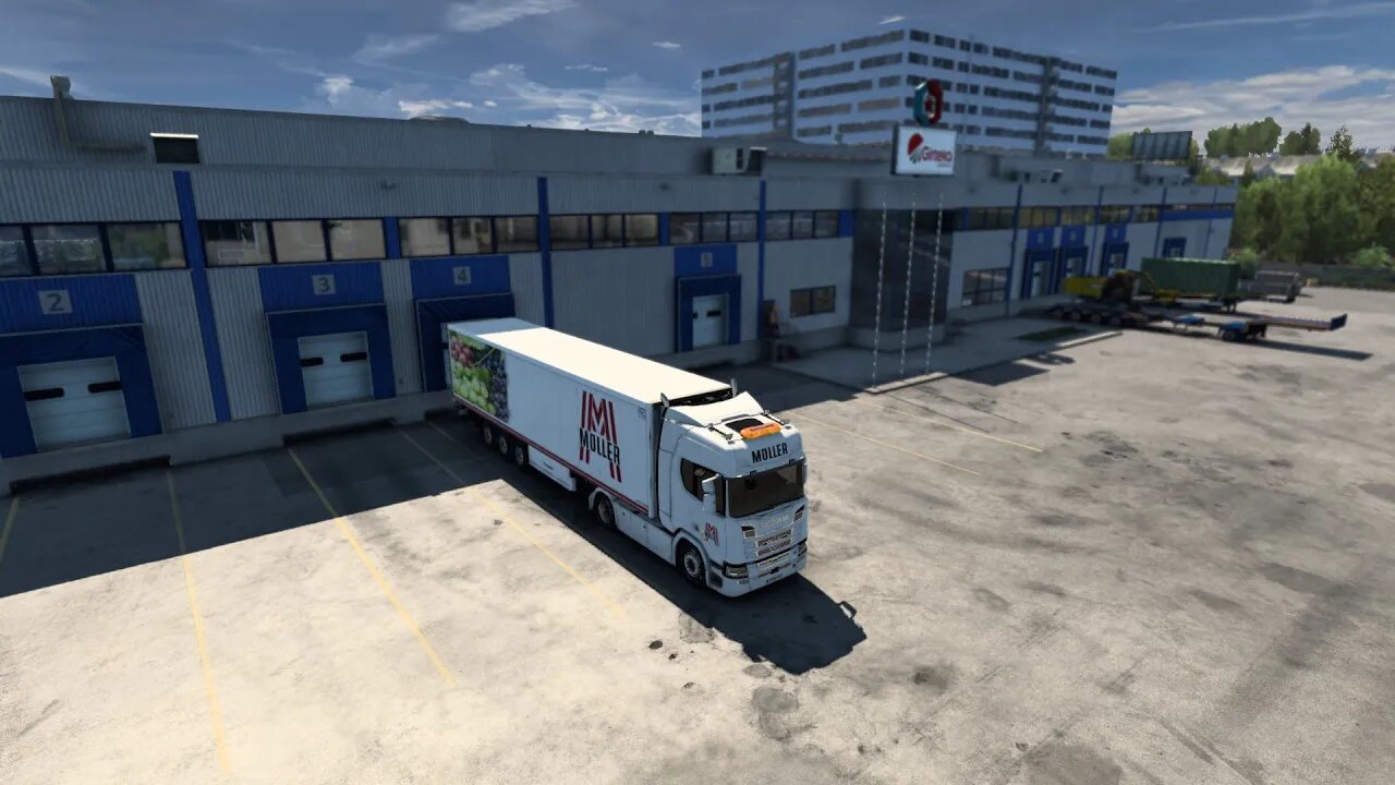 Eurotrucksimulator 2. Mit dem LKW durch Europa Auf der Pro Mod mit guter Musik.