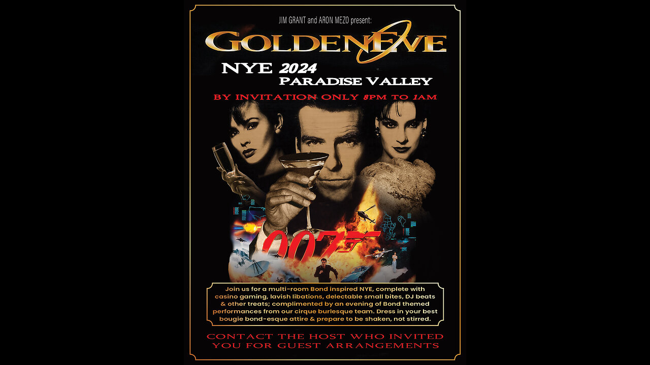 GOLDENEVE New Year's event