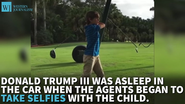 Two Secret Service Agents Under Investigation For Snapping Selfies With Trump’s Sleeping Grandson