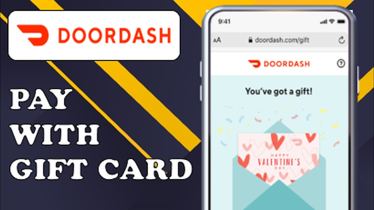 HOW TO PAY DOORDASH WITH A GIFT CARD