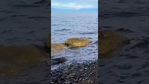 The best way to relax, meditate or fall asleep is to listen to ocean waves crashing over rocks