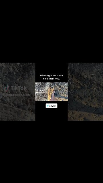 Sometimes you have to get dirty. #barefoot #barefootlife #dirty #mud #muddy #feelsgood