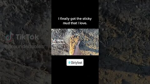 Sometimes you have to get dirty. #barefoot #barefootlife #dirty #mud #muddy #feelsgood