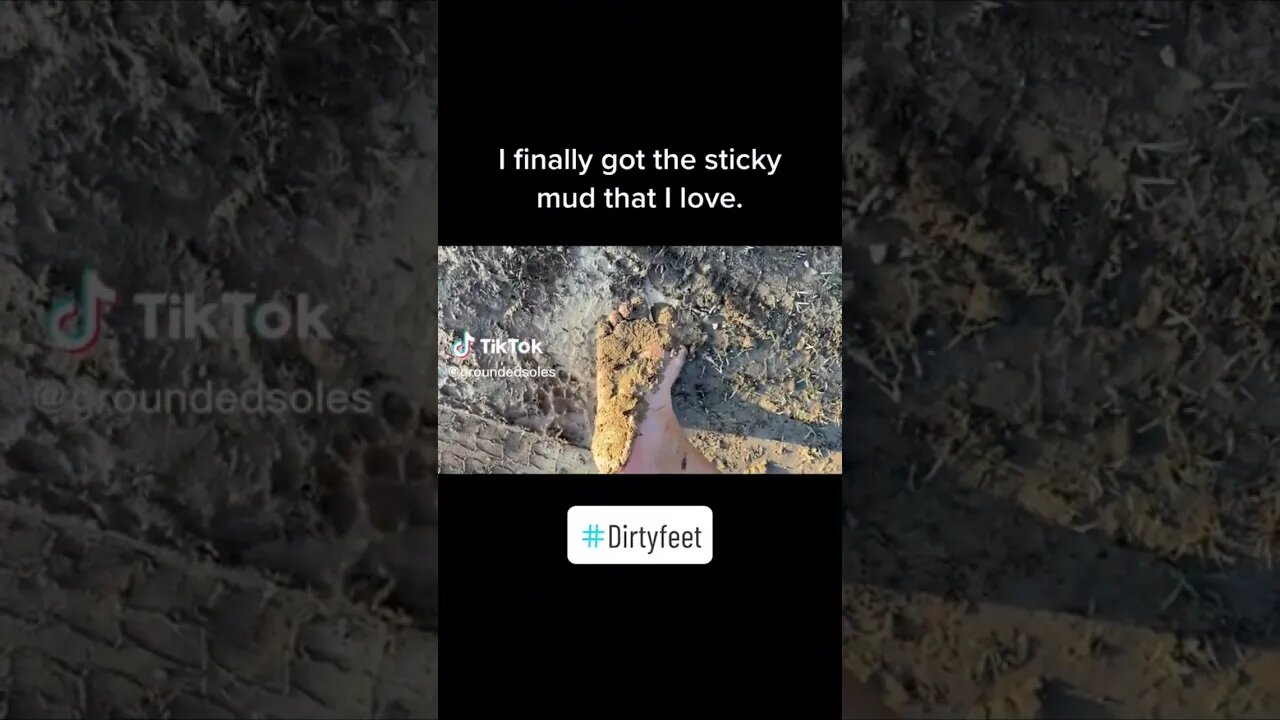 Sometimes you have to get dirty. #barefoot #barefootlife #dirty #mud #muddy #feelsgood