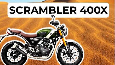 Triumph Scrambler 400x. Jazda Testowa