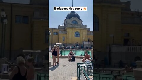 Budapest thermal pools #shorts #thermal #budapest #travel #crypto #eurotour #hungary