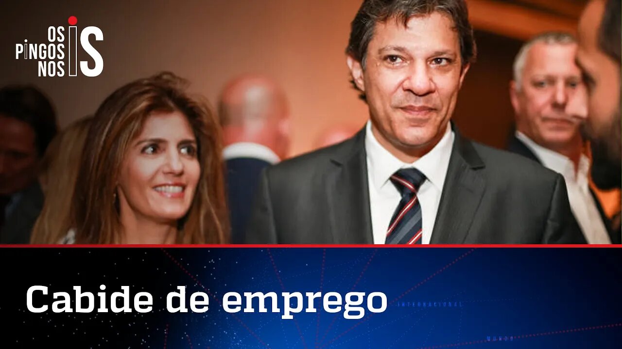 Mulher de Fernando Haddad deve ganhar cargo na saúde