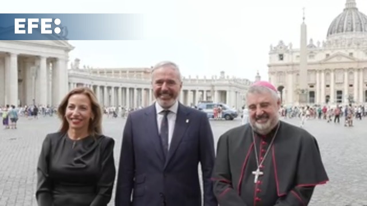 El papa deja abierta la posibilidad de visitar España al recibir al presidente de Aragón