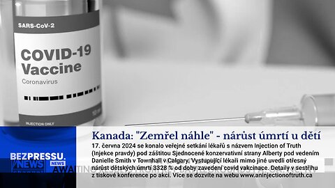 Kanada: "Zemřel náhle" - nárůst úmrtí u dětí