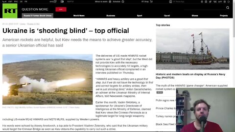 Ukraine claims they are shooting blind without high precision technology