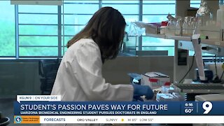UArizona student's passion for science paves the way for a bright future