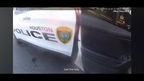 Houston PD - Kidnapping and Freeway OIS Fatality on 10-28-24 - Bodycam - Short