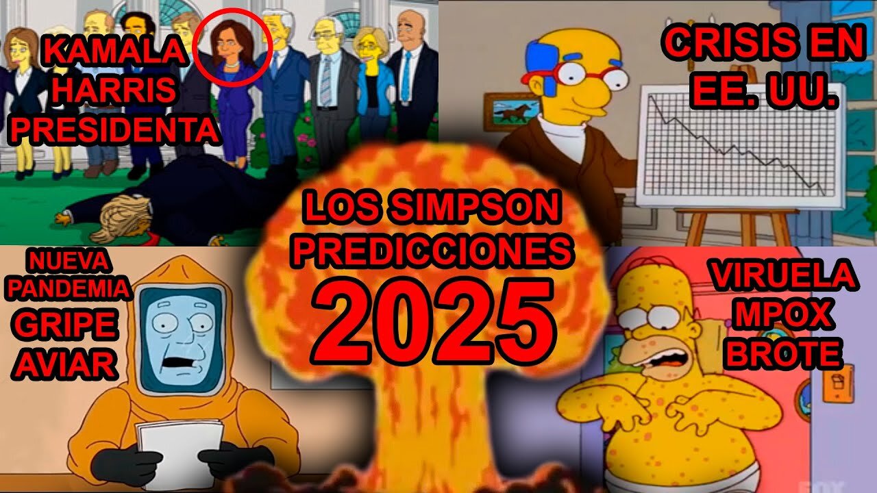 LE PREVISIONI NEI CARTONI ANIMATI DEI SIMPSON CHE POTREBBERO AVVERARSI NEL 2025 la programmazione predittiva fatta nai cartoni animati dei simpson dei possibili eventi futuri del 2025 in avanti
