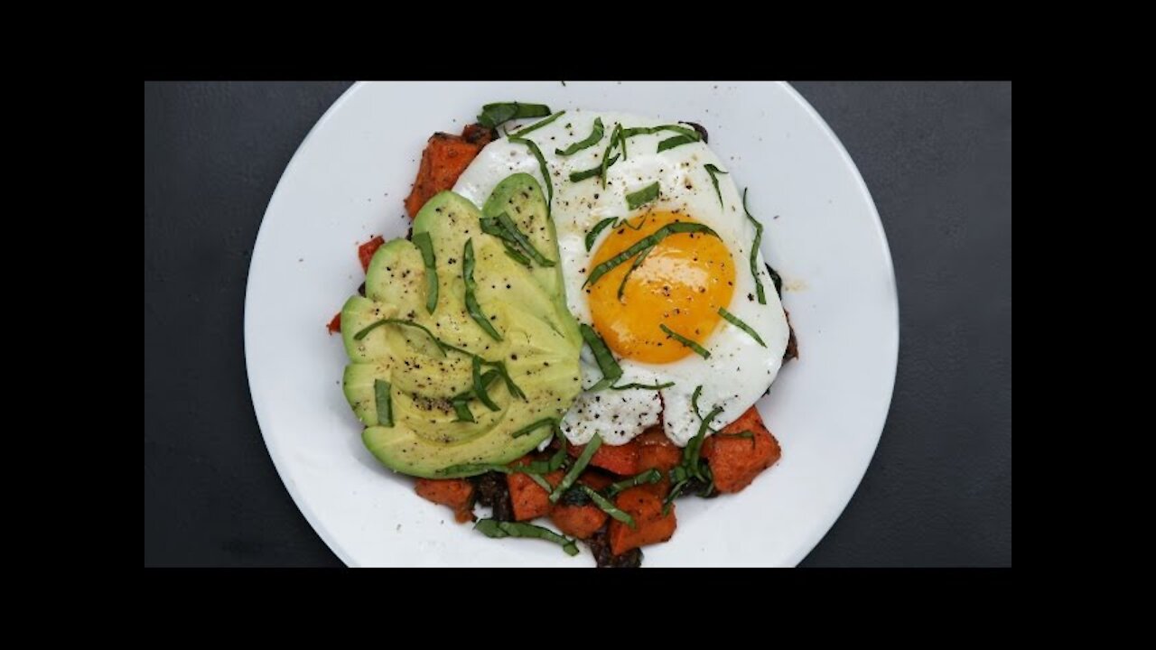 Sweet Potato Black Bean Hash