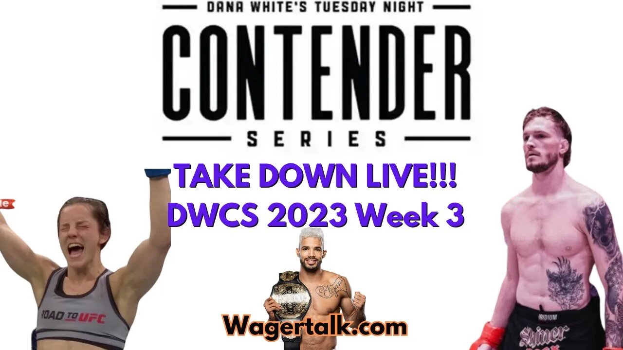 Dana White Contender Series 2023 Week 3 - Bets, Predictions, Odds