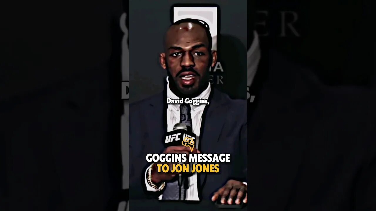 Goggins Message To Jon Jones