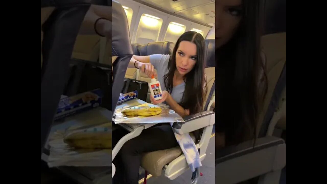 She Did That On An Airplane !!