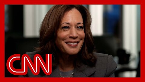 ‘Next question please’: Kamala Harris responds to question about Trump