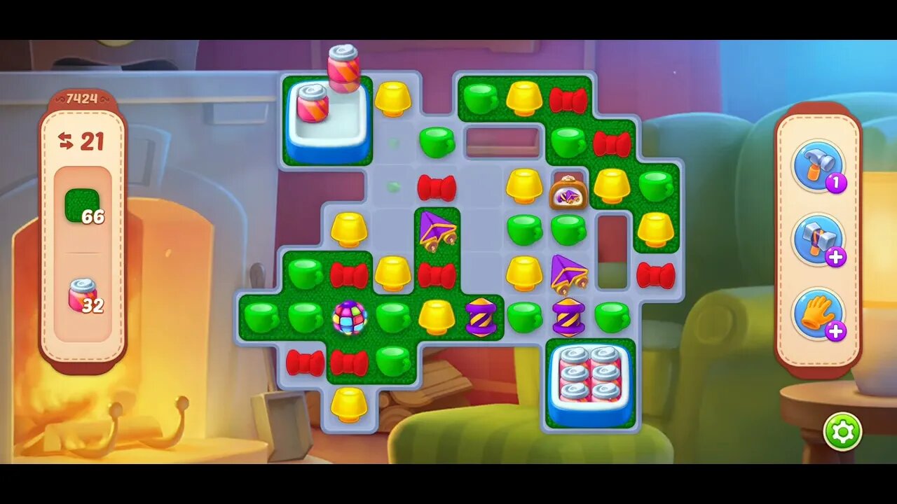 Playrix Homescapes Gameplay Walkthrough Level 7424