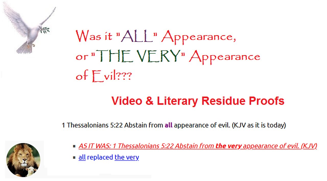 Abstain From The Very Appearance Of Evil 1 Thessalonians 5 22 Supernatural Bible Change